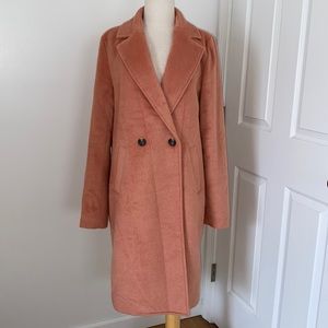 Long pink coat